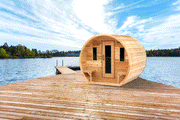 Dundalk LeisureCraft CT Elation 2-4 Person Traditional Outdoor Barrel Sauna image 12