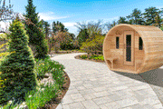 Dundalk LeisureCraft CT Elation 2-4 Person Traditional Outdoor Barrel Sauna image 16