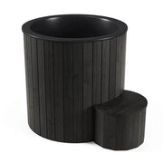 SaunaLife Model S1B 1-Person Hot and Cold Immersion Tub in Black