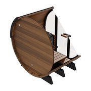 Finnmark 4 Person FD-6 Traditional-Infrared Hybrid Barrel Sauna image 5