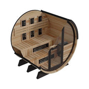 Finnmark 4 Person FD-7 Traditional-Infrared Hybrid Barrel Sauna image 3