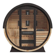 Finnmark 4 Person FD-7 Traditional-Infrared Hybrid Barrel Sauna image 4