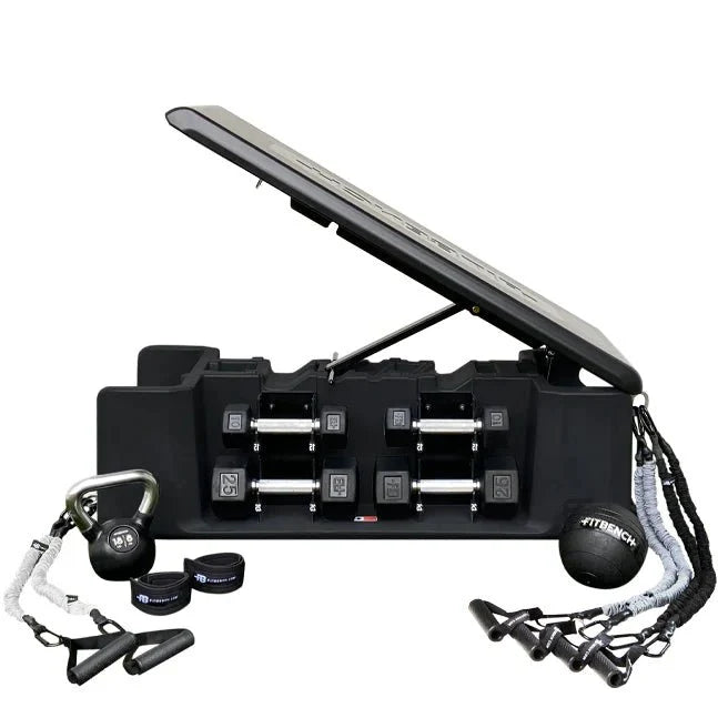 FITBENCH Free - All in One Bench with Weights and Storage