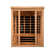 Dynamic Vila 3-Person Ultra Low EMF FAR Infrared Sauna - Canadian Hemlock image 3