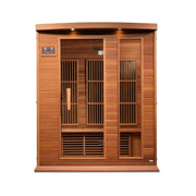Maxxus "Montilemar Edition" 3 Person Near Zero EMF FAR Infrared Sauna - Canadian Red Cedar image 3