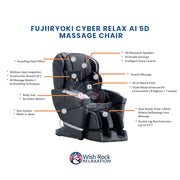 Fujiiryoki Cyber Relax Ai 5D Massage Chair image 5