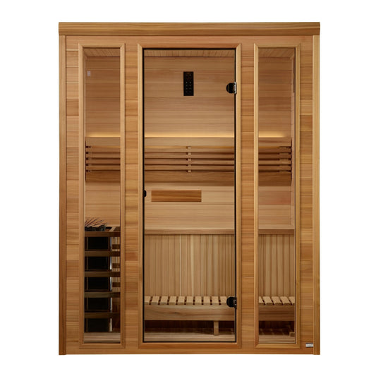 Golden Designs Andermatt 3 Person Traditional Steam Sauna (GDI-7030-01)