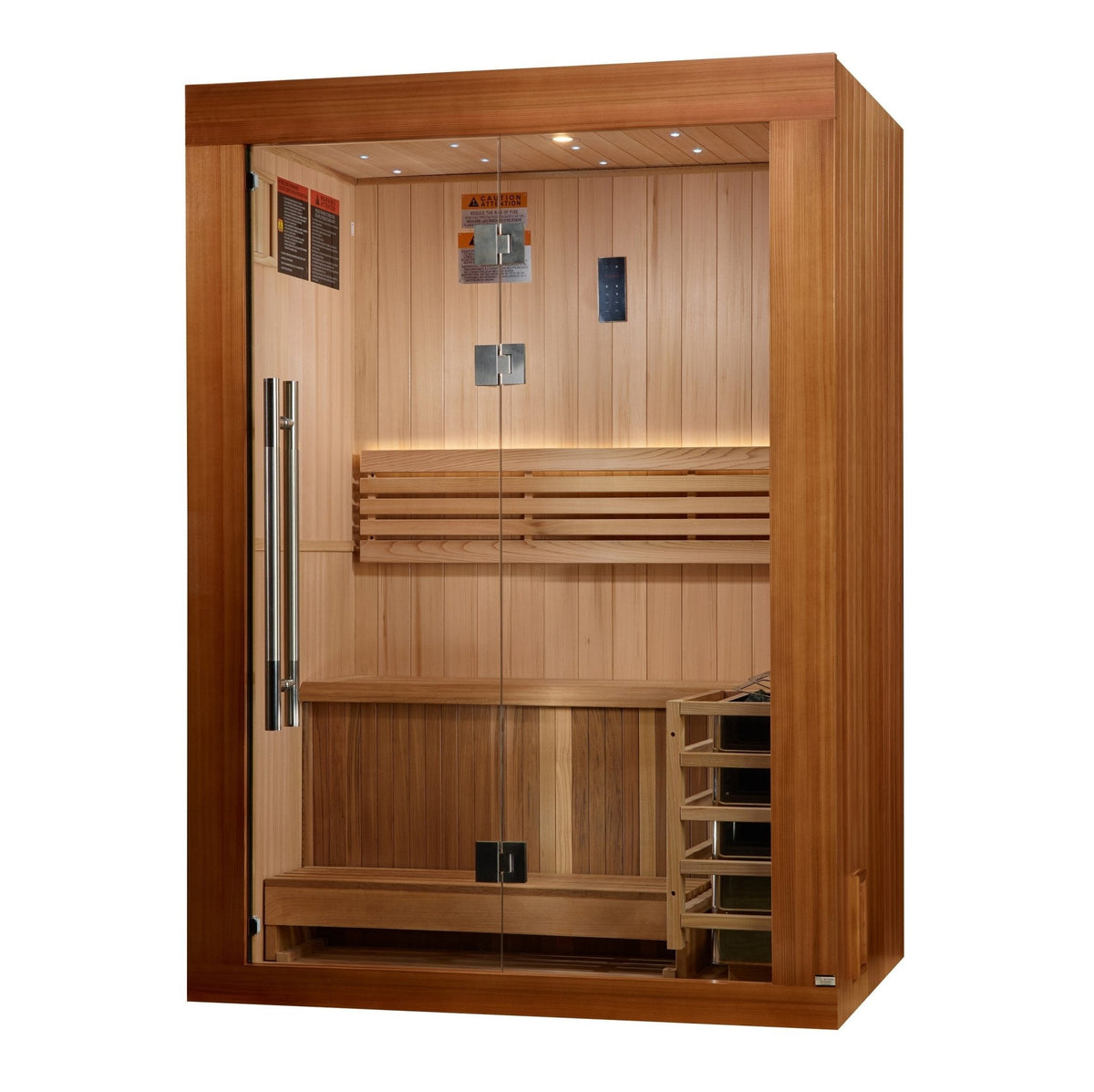 Golden Designs Updated Sundsvall 2 Person Traditional Sauna (GDI-7289-02)