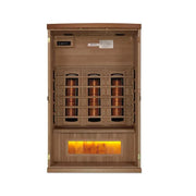 Golden Designs 2-Person Full Spectrum PureTech™ Near Zero EMF FAR Infrared Sauna - Canadian Hemlock image 7