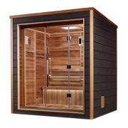 Golden Designs Drammen 3 Person Outdoor-Indoor Traditional Sauna (GDI-8023-01)