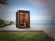 Golden Designs Nora 2 Person Outdoor-Indoor PureTech Hybrid Full Spectrum Sauna (GDI-8222-01) image 4