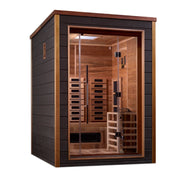 Golden Designs Nora 2 Person Outdoor-Indoor PureTech Hybrid Full Spectrum Sauna (GDI-8222-01) image 6