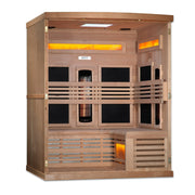 Golden Designs Reserve Edition 3 Person Near Zero EMF Full Spectrum with Himalayan Salt Bar (GDI-8230-01) image 4