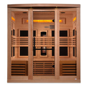 Golden Designs Reserve Edition 6 Person Near Zero EMF Full Spectrum with Himalayan Salt Bar (GDI-8260-01)