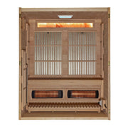 Golden Designs Soria 3 Person Hybrid Sauna (Indoor) Full Spectrum and Harvia Traditional Stove (GDI-8330-01) image 2