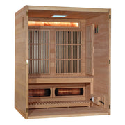 Golden Designs Soria 3 Person Hybrid Sauna (Indoor) Full Spectrum and Harvia Traditional Stove (GDI-8330-01) image 3