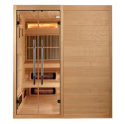 Golden Designs Toledo 6 Person Hybrid Sauna (Indoor) Full Spectrum and Harvia Traditional Stove (GDI-8360-01) image 2