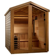 Golden Designs Kaarina 6 Person Barn Outdoor Traditional Sauna (GDI-8506-01) image 2