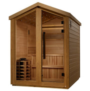 Golden Designs Kaarina 6 Person Barn Outdoor Traditional Sauna (GDI-8506-01) image 3