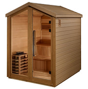 Golden Designs Kaarina 6 Person Barn Outdoor Traditional Sauna (GDI-8506-01) image 4