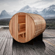 Golden Designs Klosters 6 Person Barrel Traditional Sauna (GDI-B006-01) image 6