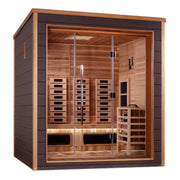 Golden Designs Visby 3 Person Outdoor-Indoor PureTech Hybrid Full Spectrum Sauna (GDI-8223-01) image 7