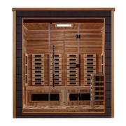 Golden Designs Visby 3 Person Outdoor-Indoor PureTech Hybrid Full Spectrum Sauna (GDI-8223-01) image 8