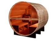 Golden Designs Zurich 4 Person Barrel with Bronze Privacy View Traditional Sauna (GDI-B024-01) image 10