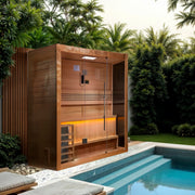 Golden Designs "Forssa Edition" 3-4 Person Indoor Traditional Sauna - Canadian Red Cedar image 2