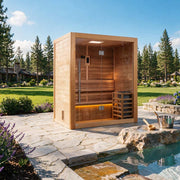 Golden Designs "Hanko Edition" 2-3 Person Indoor Traditional Sauna - Canadian Red Cedar image 2