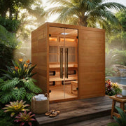 Golden Designs Toledo 6 Person Full Spectrum Hybrid Sauna image 2