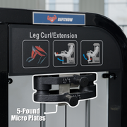 Dual Function Leg Extension Leg Curl Machine image 6