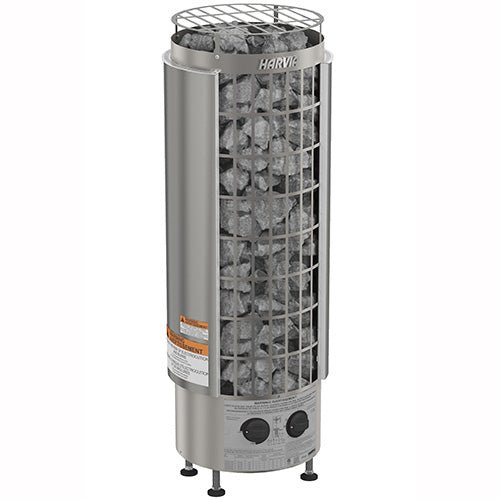 Harvia Cilindro PC90 Cilindro Half Series 9kW Stainless Steel Electric Sauna Heater