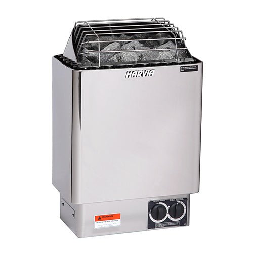 Harvia KIP Series KIP45B 4.5kW Steel Stainless with Built-In Controls Sauna Heater