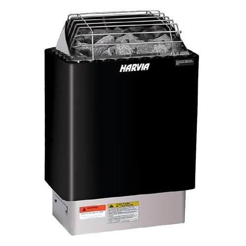Harvia KIP60W KIP Series 6kW Black Electric Sauna Heater