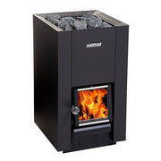 Harvia Linear 18 Compact Black Linear Series 14.3kW Wood-Burning Sauna Stove