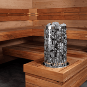 Harvia Cilindro PC60E Cilindro Half Series 8kW Stainless Sauna Heater Package image 7