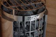 Harvia Cilindro PC80E Cilindro Half Series 8kW Stainless Sauna Heater image 4