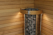 Harvia Cilindro PC80E Cilindro Half Series 8kW Stainless Sauna Heater image 2