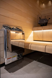 Harvia KIP Series KIP45B 4.5kW Steel Stainless with Built-In Controls Sauna Heater image 2