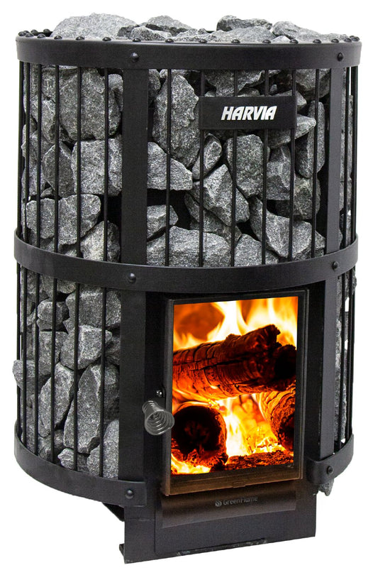 Harvia 240 GreenFlame Legend Series 15.9kW Wood Sauna Stove