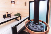 Harvia Legend Series 240 Duo Sauna Wood-Burning Stove/Fireplace Combo image 3