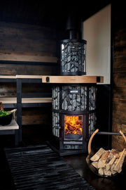 Harvia 240 GreenFlame Legend Series 15.9kW Wood Sauna Stove image 7