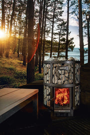 Harvia Legend Series 240 SL 21kW Wood-Burning Sauna Stove w/Ext. Feed image 7