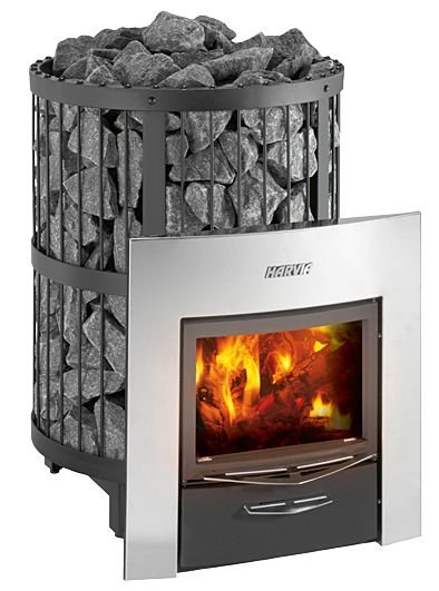 Harvia Legend Series 240 Duo Sauna Wood-Burning Stove/Fireplace Combo