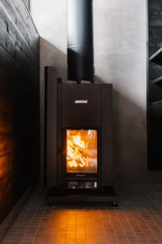 Harvia Linear Series 22 GreenFlame 15.7 kW Wood Sauna Stove image 5