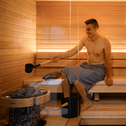 Harvia Cilindro PC60E Cilindro Half Series 8kW Stainless Sauna Heater Package image 5