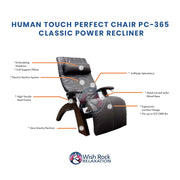 Human Touch Perfect Chair PC-365 Classic Power Recliner image 18