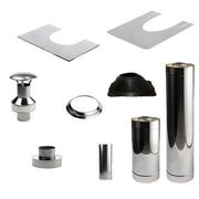 HUUM Barrel Chimney Kit for Wood Stove - Durable, Weather-Resistant, Easy Installation image 5
