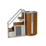 Icetubs IceBarrel Cold Plunge | Luxury Immersion Tub, Thermowood & Stainless Cold Plunge, 53"L x 31"W x 47"H image 5